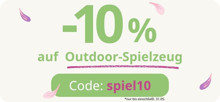 banner outdoor-spielzeug aktion -10%
