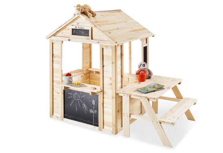 pinolino outdoor spielhaus knut fichte massiv natur