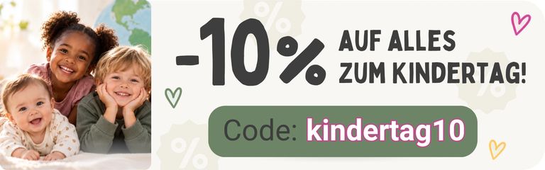 -10% zum Weltkindertag mit Code: kindertag10