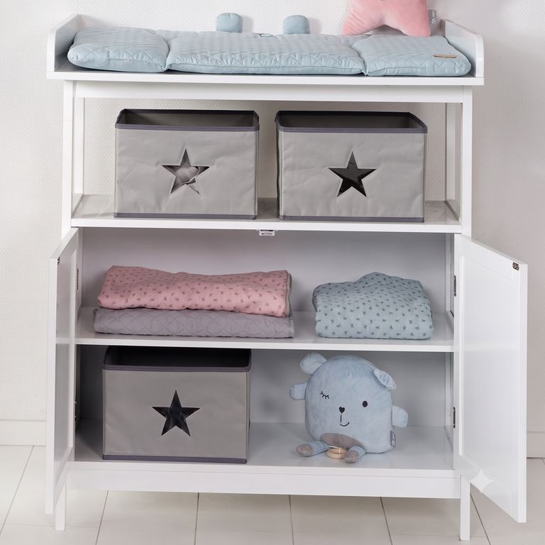 roba weiße wickelkommode hamburg offene türen dekoration blau rosa wickelauflage organizer boxen grau babydecken